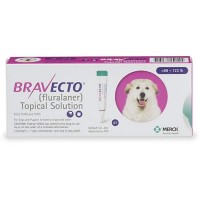 Bravecto Topical Solution for Dogs - Pink, For Dogs 88 to 123 lbs.